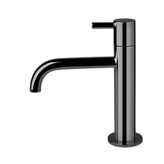 Gessi Oxygene fonteinkraan met vaste uitloop, alleen koud water Zwart Metaal