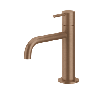 Gessi Oxygene fonteinkraan met vaste uitloop, alleen koud water Geborsteld Koper