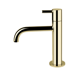 Gessi Oxygene fonteinkraan met vaste uitloop, alleen koud water Messing