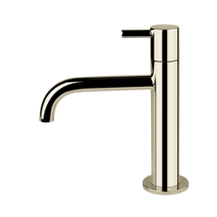 Gessi Oxygene fonteinkraan met vaste uitloop, alleen koud water Zilver Nikkel