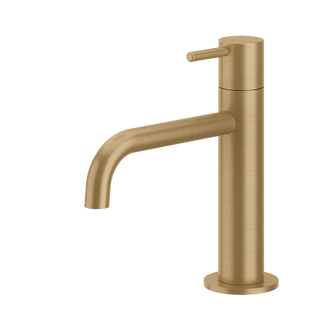 Gessi Oxygene fonteinkraan met vaste uitloop, alleen koud water Warm Brons Geborsteld