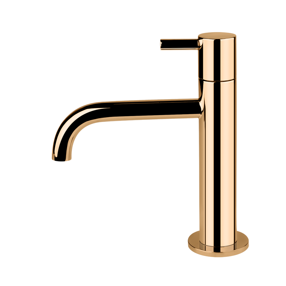 Gessi Oxygene fonteinkraan met vaste uitloop, alleen koud water Warm Brons