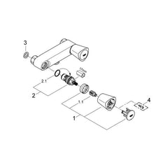 Grohe Onderdelen Costa S Douchemengkraan 3/8" 26319001