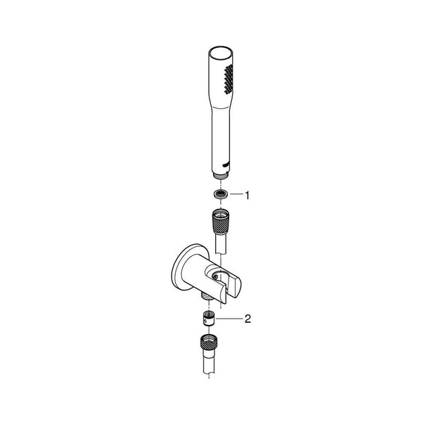 Grohe Onderdelen Euphoria Cosmopolitan Badset (Ge��ntegreerde Wandaansluitbocht)