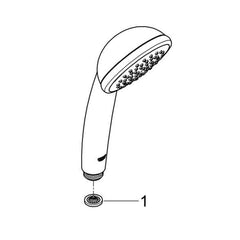Grohe onderdelen Vitalio Trend Handdouche Artikelnummer 27152000