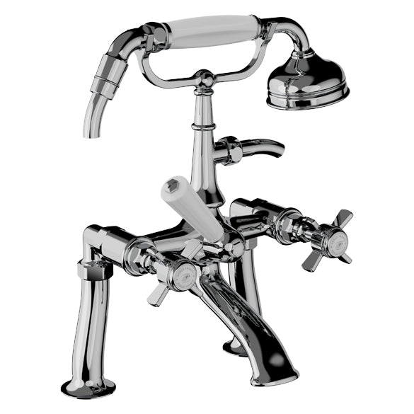 Horus Coventry badrandmengkraan met handdouche, hartafstand 160 mm 28.485