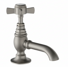 Horus Orienta Two-handle kitchen mixer with cross handles, with ceramic inserts Chrome