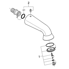 Grohe Onderdelen Relexa Sportdouche 1/2" 28948000