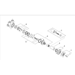 Grohe Onderdelen Sinfonia Vijfweg-Omstelling 29011000