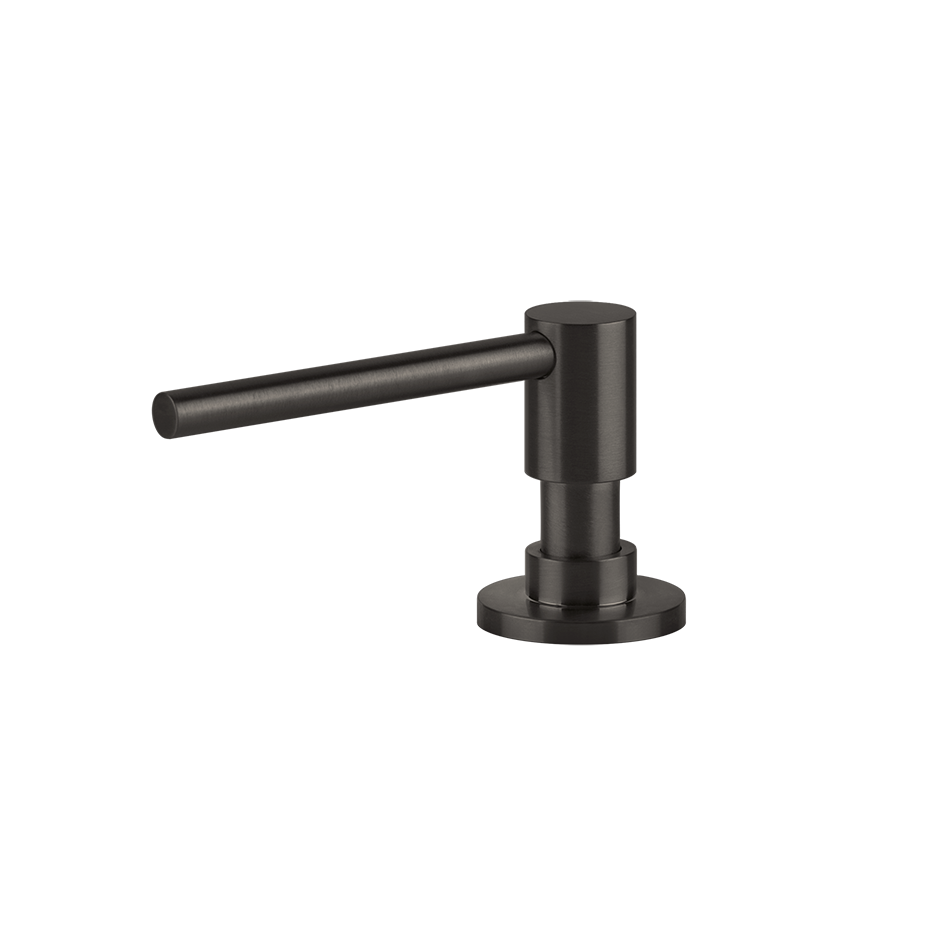 Gessi zeepdispenser voor het aanrecht 250 ml (299 mm hoog) Zwart Metaal Geborsteld