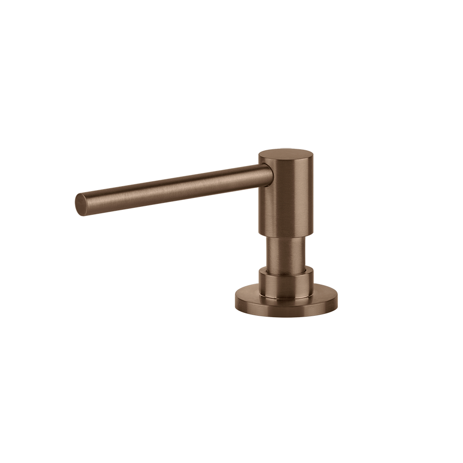 Gessi zeepdispenser voor het aanrecht 250 ml (299 mm hoog) Geborsteld Koper
