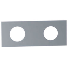 VOLA Afdekplaat 2-gats 153 x 60, gaten Ø36 mm en Ø33/Ø30  mm VR1045 / 3002