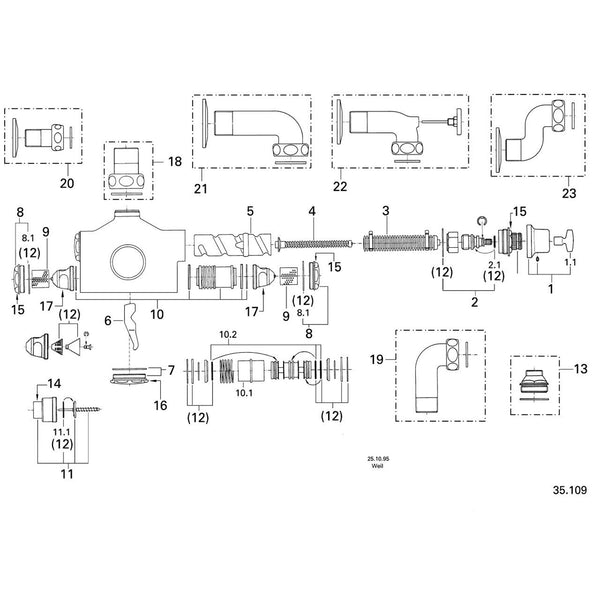 Grohe Onderdelen Lahr Thermostatische Mengkraan 35109000