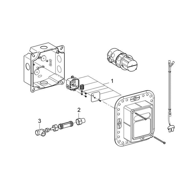 Grohe onderdelen Inbouwbox T.b.v. 36252/36235 36264000