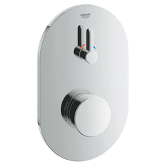 Grohe Eurosmart Cosmopolitan T Zelfsluitende Douchekraan Met Menging Opbouwdeel