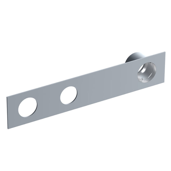 VOLA Afdekplaat 3-gats 309 x 60 gaten Ø36 mm, Ø30 mm en Ø38 mm voor 4900 Horizontaal 4003