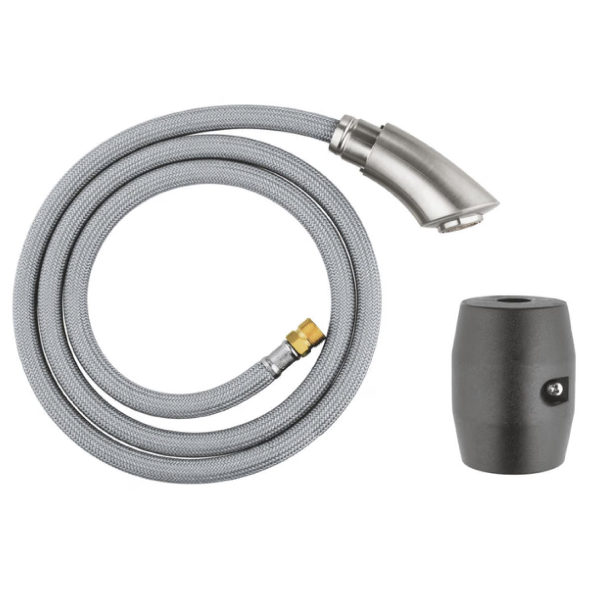 Grohe Uittrekbare kop (zonder omstel) incl slang tbv K4 Super Steel (RVS)