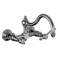 Horus Montmartre wandkeukenmengkraan met hendels, hartafstand 150 mm (Speciale Kleuren) 50.102