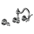 Horus Montmartre 3-gats wand wastafelmengkraan met hendels, opbouw 50.272