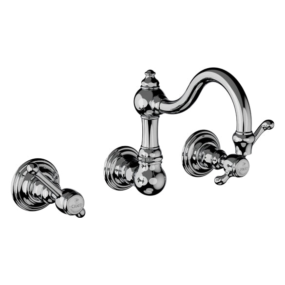 Horus Montmartre 3-gats wand wastafelmengkraan met hendels, opbouw 50.272