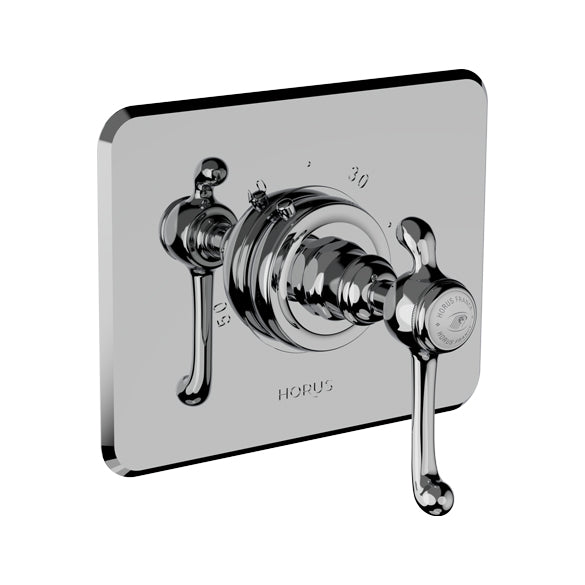 Horus Montmartre afbouwdeel centraal thermostaat met hendel, rechthoekige plaat 50.507