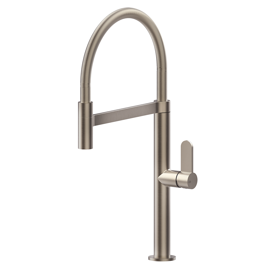 Gessi Helium semi-professionele keukenmengkraan met uittrekbare handdouche Finox