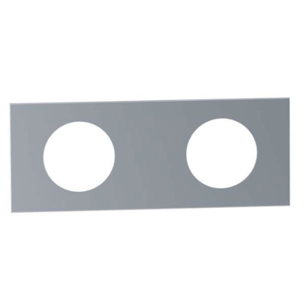 VOLA Afdekplaat 2-gats 153 x 60 gaten Ø39 mm en Ø39 mm 5002