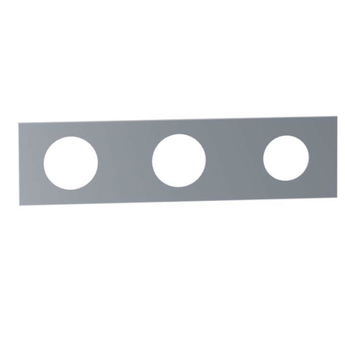 VOLA Afdekplaat 3-gats 309/231 x 60 gaten Ø39 mm en Ø39/Ø30  mm 5003 / 5003B / 5003K