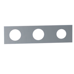 VOLA Afdekplaat 3-gats 309/231 x 60 gaten Ø39 mm en Ø39/Ø30  mm 5003 / 5003B / 5003K