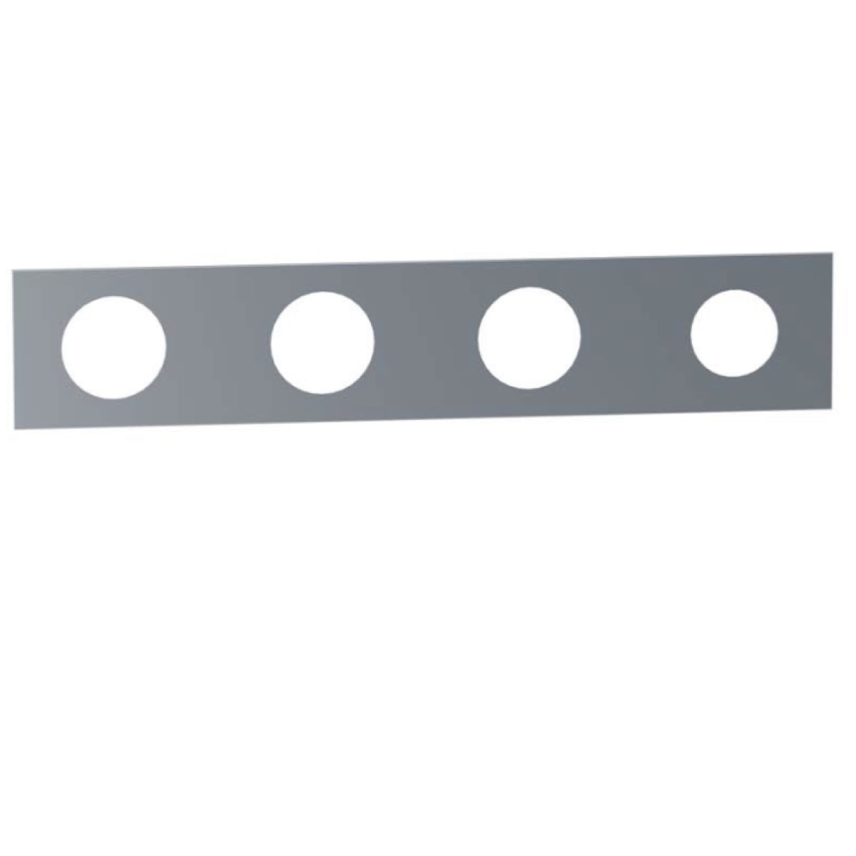 VOLA Afdekplaat 4-gats 309/387 x 60 gaten Ø39 mm en Ø39/Ø30  mm 5004 / 5004B / 5004L