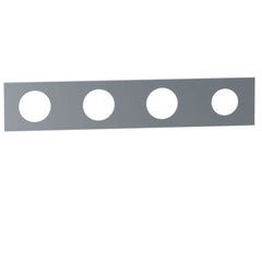 VOLA Afdekplaat 4-gats 309/387 x 60 gaten Ø39 mm en Ø39/Ø30  mm 5004 / 5004B / 5004L