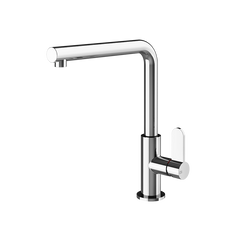 Gessi Helium keukenmengkraan met L-uitloop (290 mm hoog) Chroom