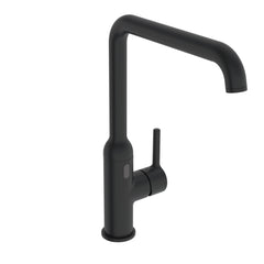 Hansa Hansaronda 1-handle kitchen faucet with high swivel pull-out spout Chrome