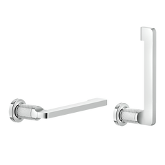 Gessi Inciso toiletrolhouder zonder klep, horizontaal of verticaal te monteren Chroom
