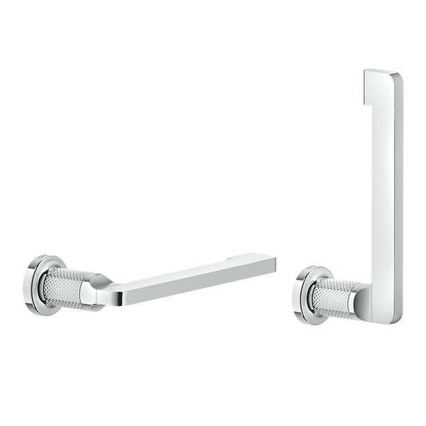 Gessi Inciso toiletrolhouder zonder klep, horizontaal of verticaal te monteren Chroom