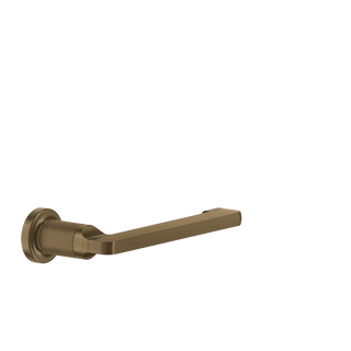 Gessi Inciso toiletrolhouder zonder klep, horizontaal of verticaal te monteren Antiek Messing