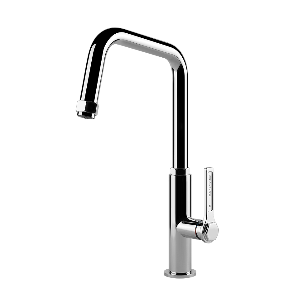 Gessi Officine Gessi keukenmengkraan met U-uitloop Chroom