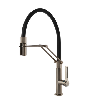 Gessi Officine Gessi semi-professionele keukenmengkraan met uittrekbare 2-straals handdouche Finox