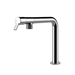 Gessi Fisso keukenmengkraan met L-uitloop Chroom