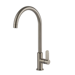 Gessi Helium keukenmengkraan met gebogen uitloop Finox