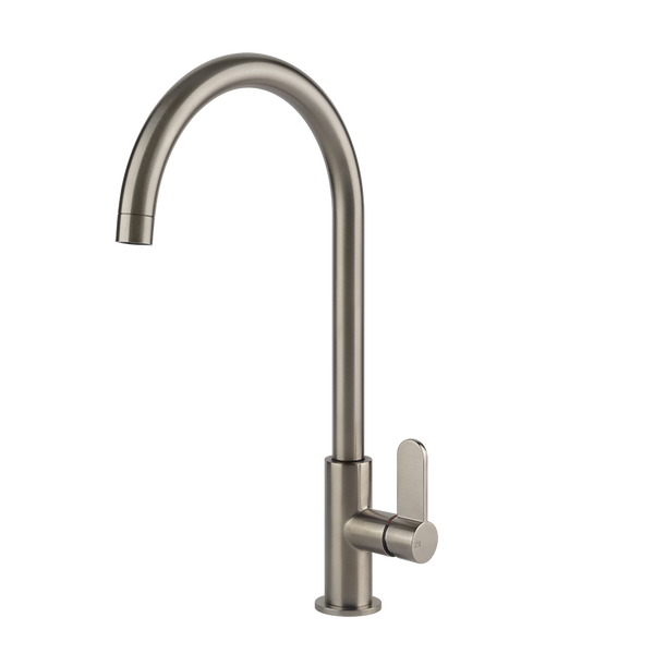 Gessi Helium keukenmengkraan met gebogen uitloop Finox