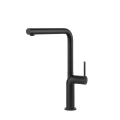Gessi Stelo keukenmengkraan met L-uitloop Mat Zwart