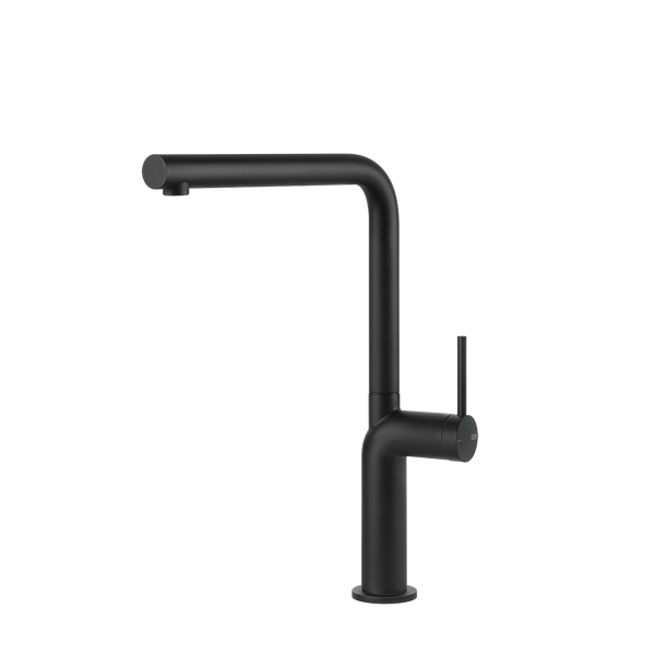 Gessi Stelo keukenmengkraan met L-uitloop Mat Zwart