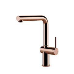 Gessi Inedito keukenmengkraan met L-uitloop (296 mm hoog) Koper