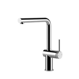 Gessi Inedito keukenmengkraan met L-uitloop (298 mm hoog) Chroom