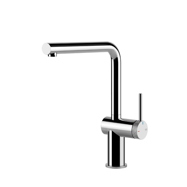 Gessi Inedito keukenmengkraan met L-uitloop (298 mm hoog) Chroom