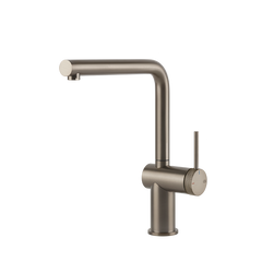 Gessi Inedito keukenmengkraan met L-uitloop (298 mm hoog) Finox