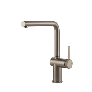 Gessi Inedito keukenmengkraan met L-uitloop (298 mm hoog) Finox