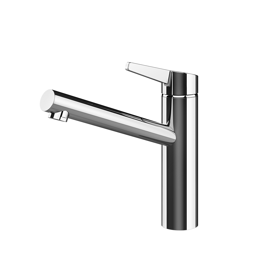 Gessi Thalium keukenmengkraan met draaibare uitloop Chroom