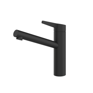 Gessi Thalium keukenmengkraan met draaibare uitloop Mat Zwart